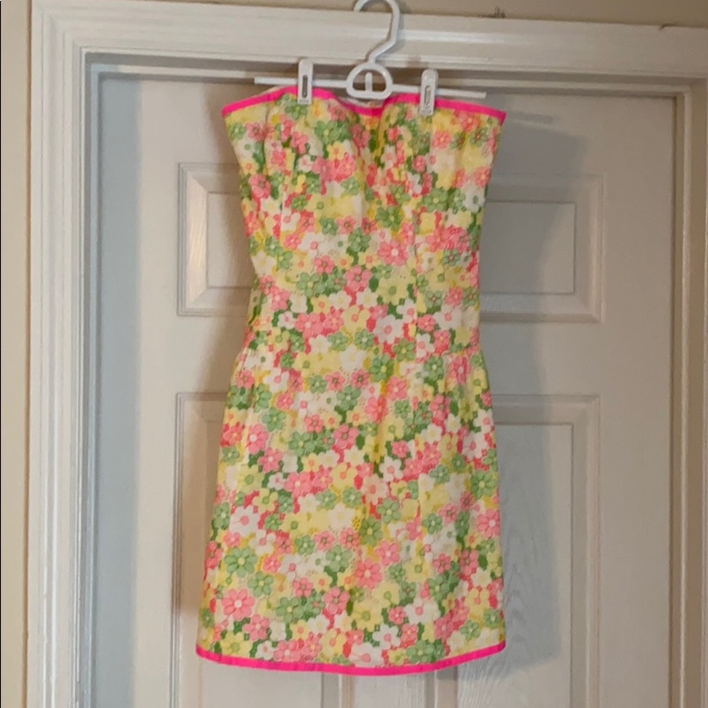 Float all strapless Lilly Pulitzer dress